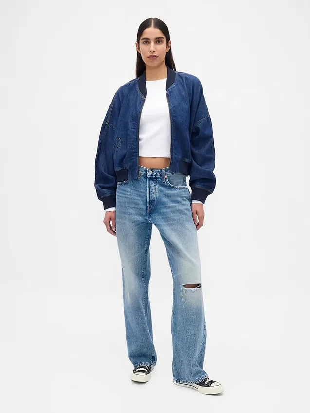 Modernes Crop-T-Shirt