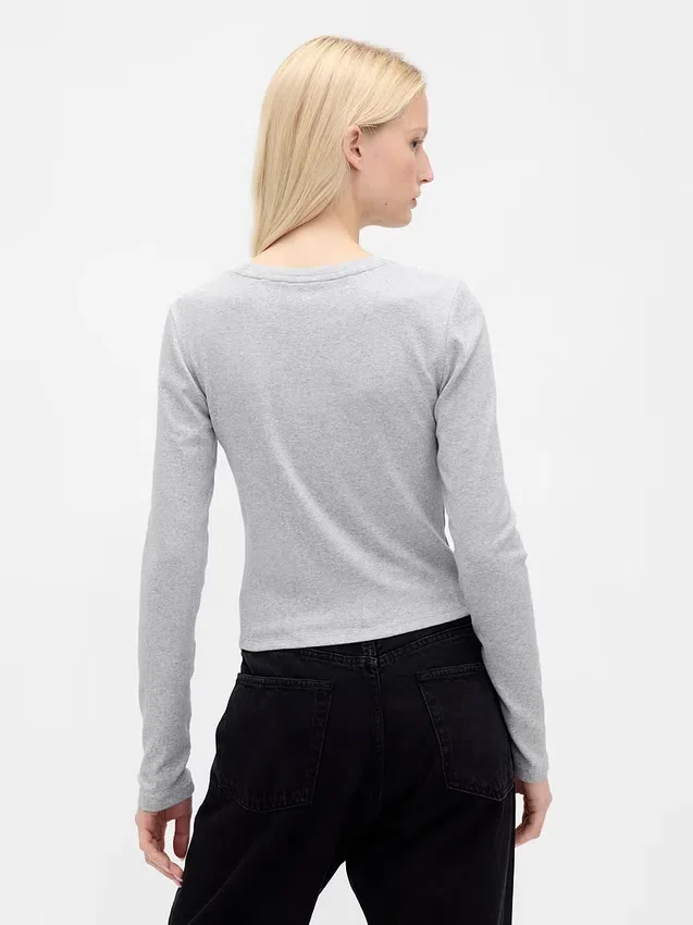 Modernes Crop-T-Shirt