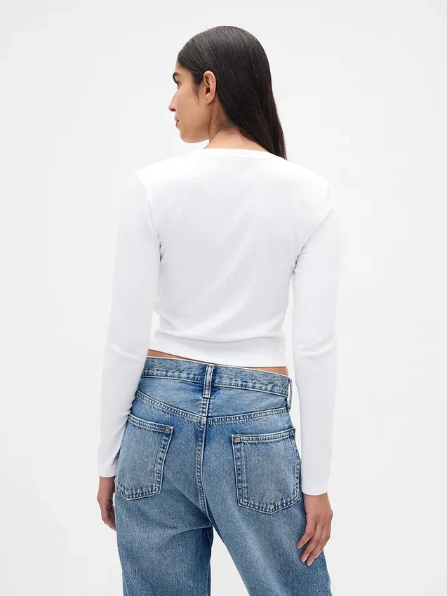 Modernes Crop-T-Shirt