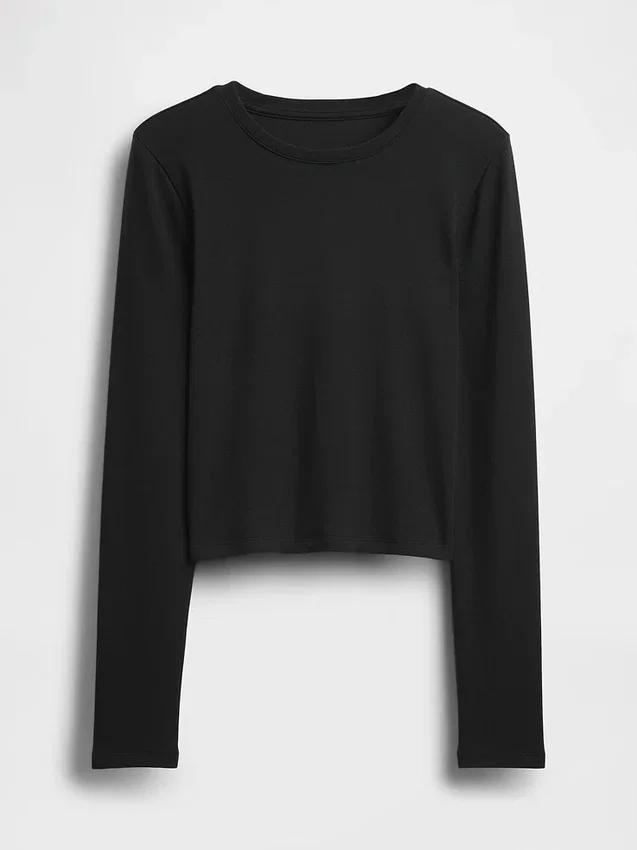 Modernes Crop-T-Shirt