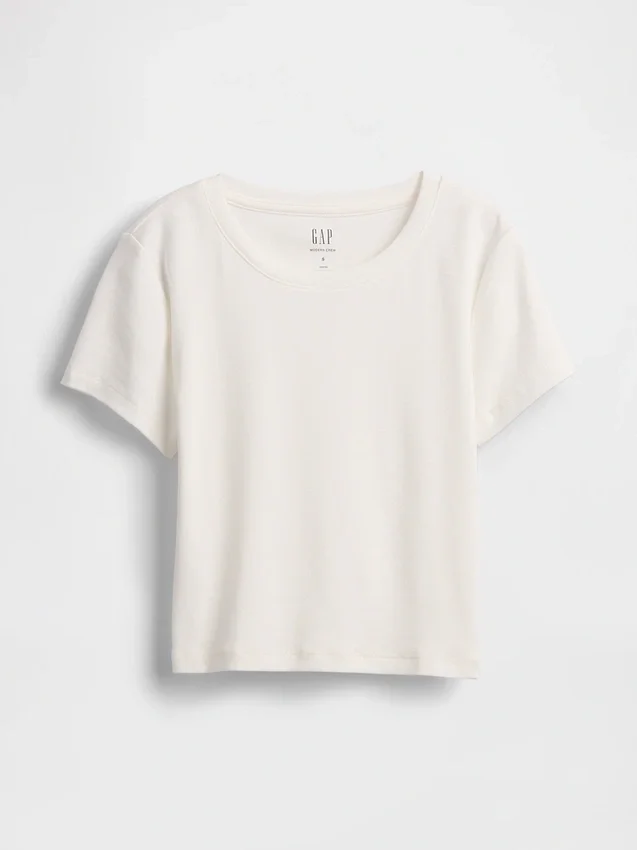 Modernes Crop-T-Shirt