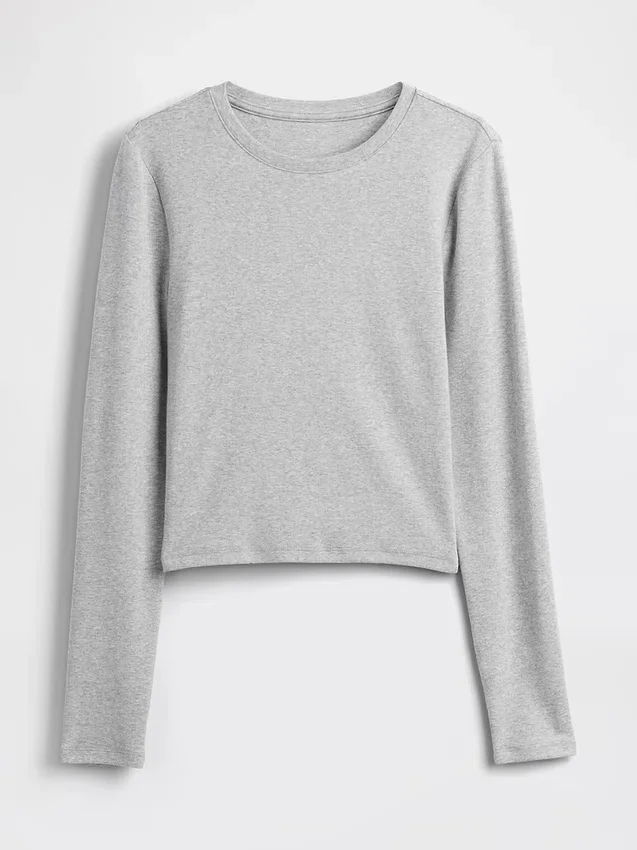 Modernes Crop-T-Shirt