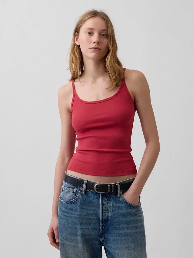 Modernes, kurz geschnittenes Cami-Top