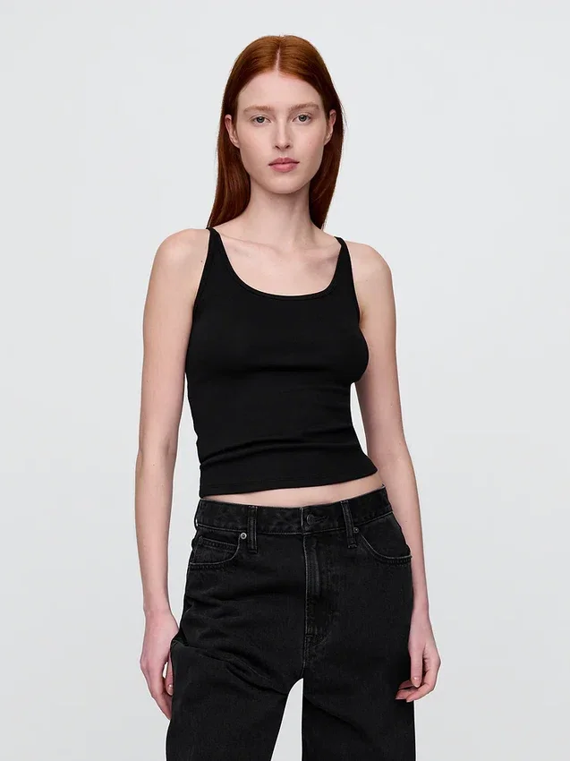 Modernes, kurz geschnittenes Cami-Top
