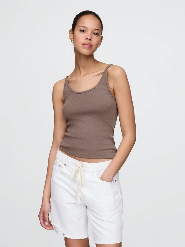 Modernes, kurz geschnittenes Cami-Top