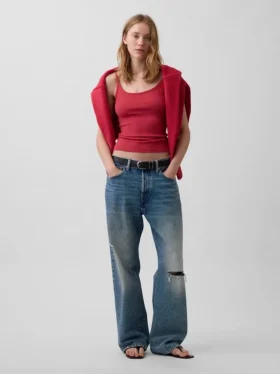 Modernes, kurz geschnittenes Cami-Top