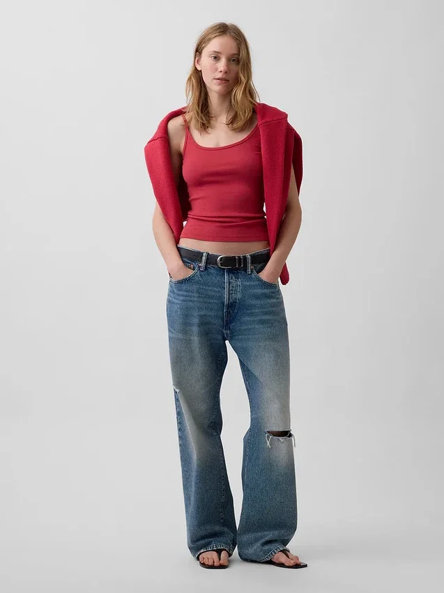 Modernes, kurz geschnittenes Cami-Top