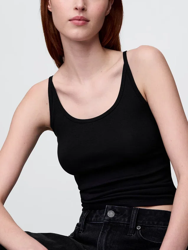 Modernes, kurz geschnittenes Cami-Top