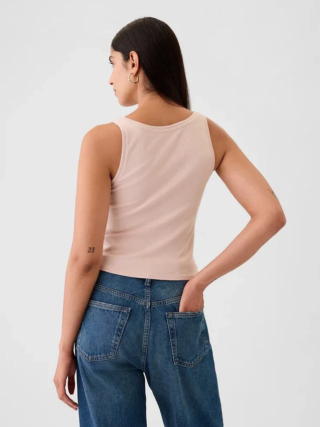 Modernes, kurzes Tanktop