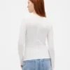 Modernes Rippstrick-T-Shirt