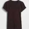 Modernes Rippstrick-T-Shirt