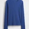 Modernes Rippstrick-T-Shirt