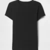 Modernes Rippstrick-T-Shirt