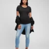 Modernes T-Shirt für Umstandsmode mit Rundhalsausschnitt