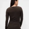 Modernes T-Shirt für Umstandsmode mit Rundhalsausschnitt