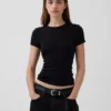 Modernes T-Shirt mit Rundhalsausschnitt