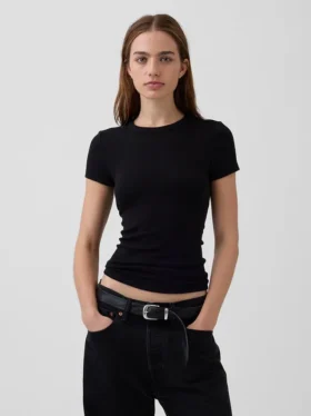 Modernes T-Shirt mit Rundhalsausschnitt