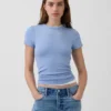 Modernes T-Shirt mit Rundhalsausschnitt