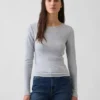Modernes T-Shirt mit Rundhalsausschnitt