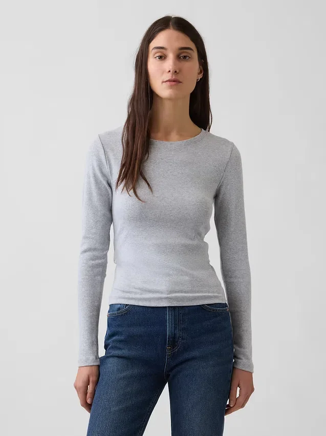Modernes T-Shirt mit Rundhalsausschnitt
