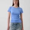 Modernes T-Shirt mit Rundhalsausschnitt