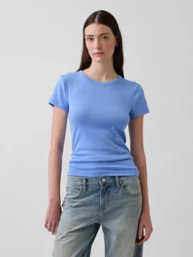 Modernes T-Shirt mit Rundhalsausschnitt