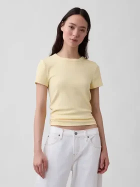 Modernes T-Shirt mit Rundhalsausschnitt