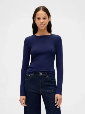 Modernes T-Shirt mit Rundhalsausschnitt