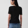 Modernes T-Shirt mit Rundhalsausschnitt