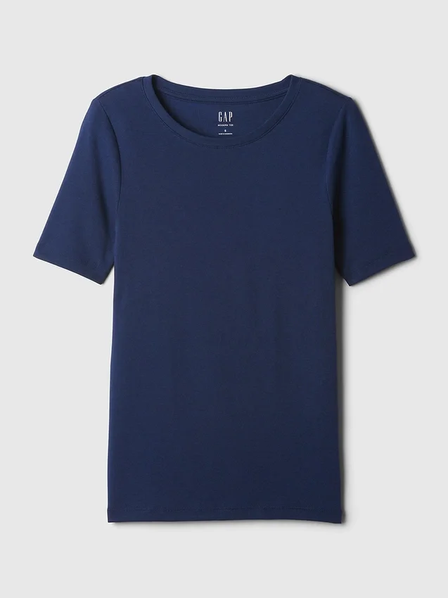 Modernes T-Shirt mit Rundhalsausschnitt