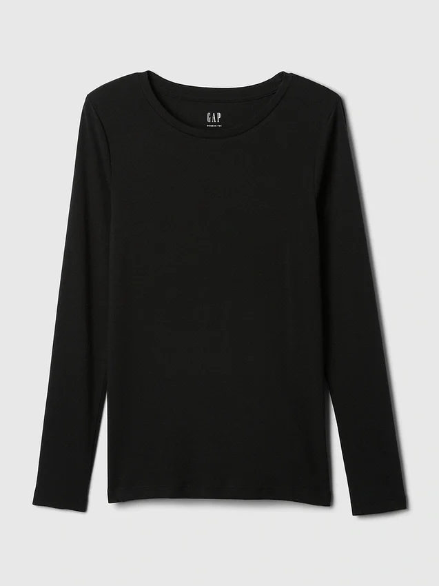 Modernes T-Shirt mit Rundhalsausschnitt