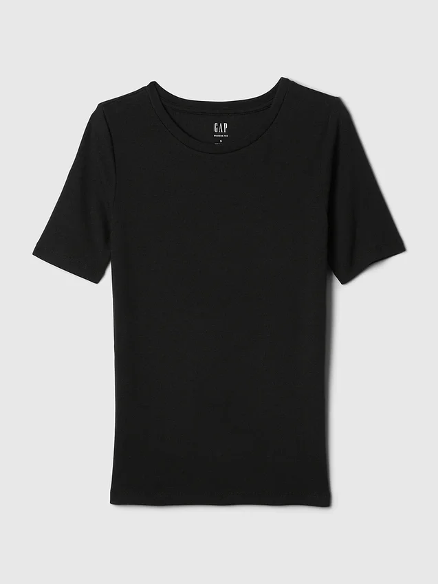 Modernes T-Shirt mit Rundhalsausschnitt