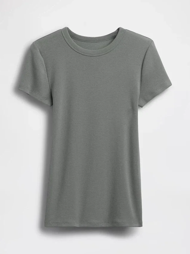 Modernes T-Shirt mit Rundhalsausschnitt