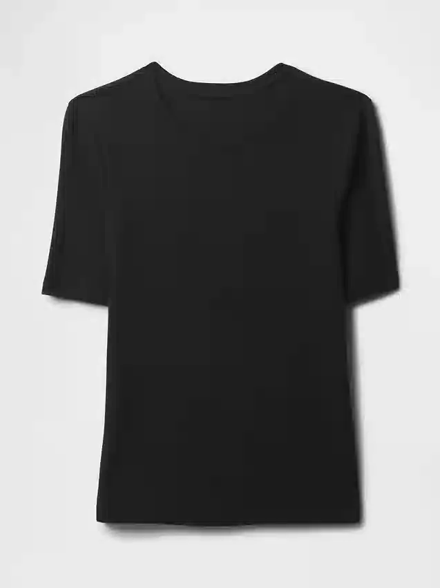 Modernes T-Shirt mit Rundhalsausschnitt