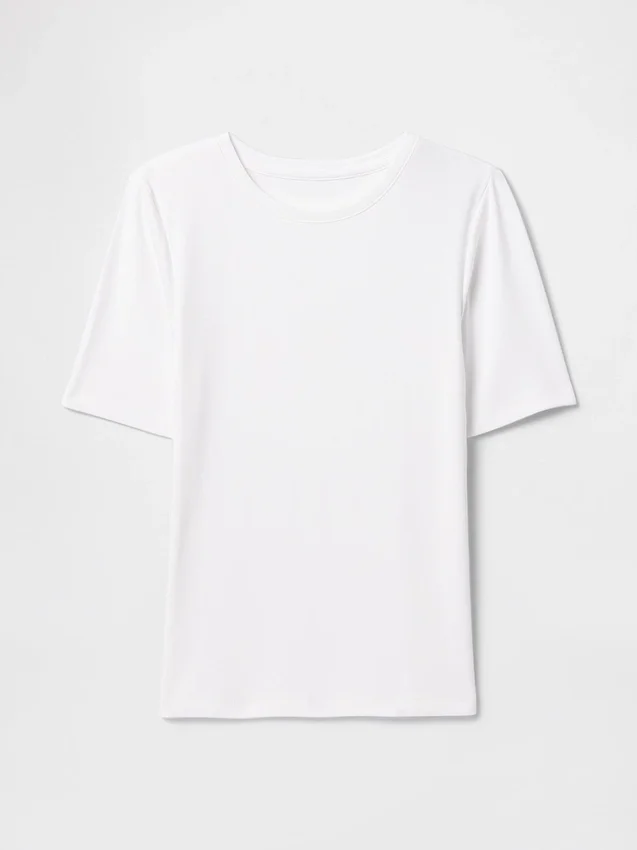 Modernes T-Shirt mit Rundhalsausschnitt