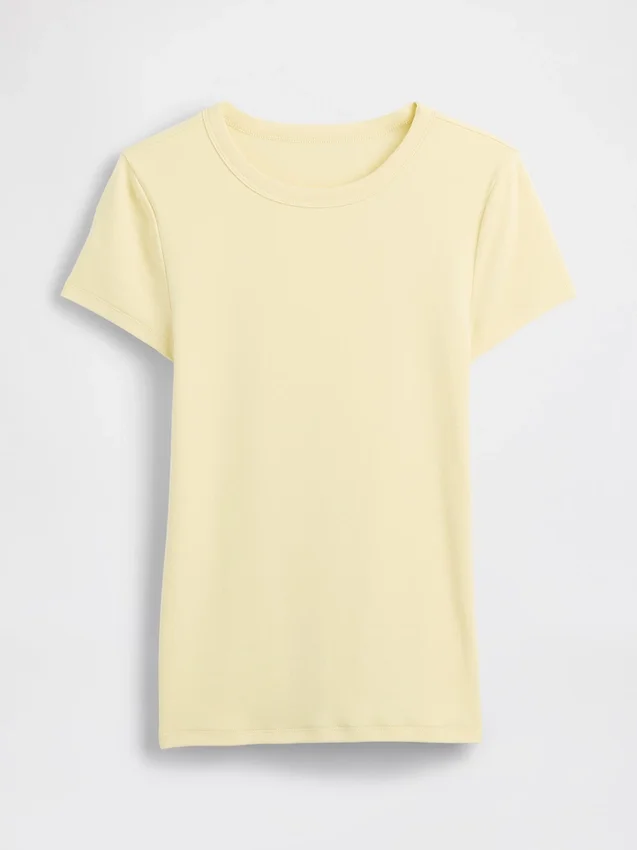Modernes T-Shirt mit Rundhalsausschnitt