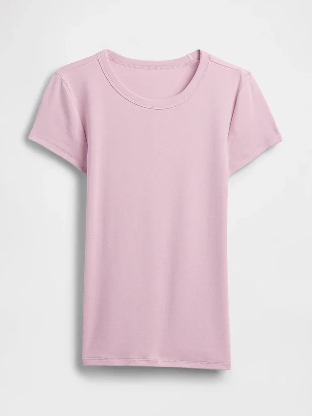 Modernes T-Shirt mit Rundhalsausschnitt