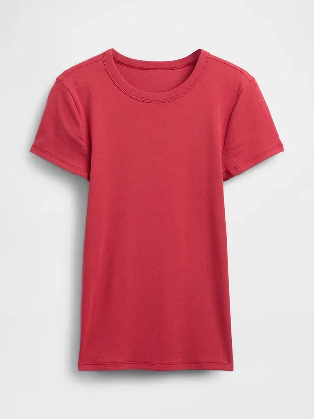 Modernes T-Shirt mit Rundhalsausschnitt