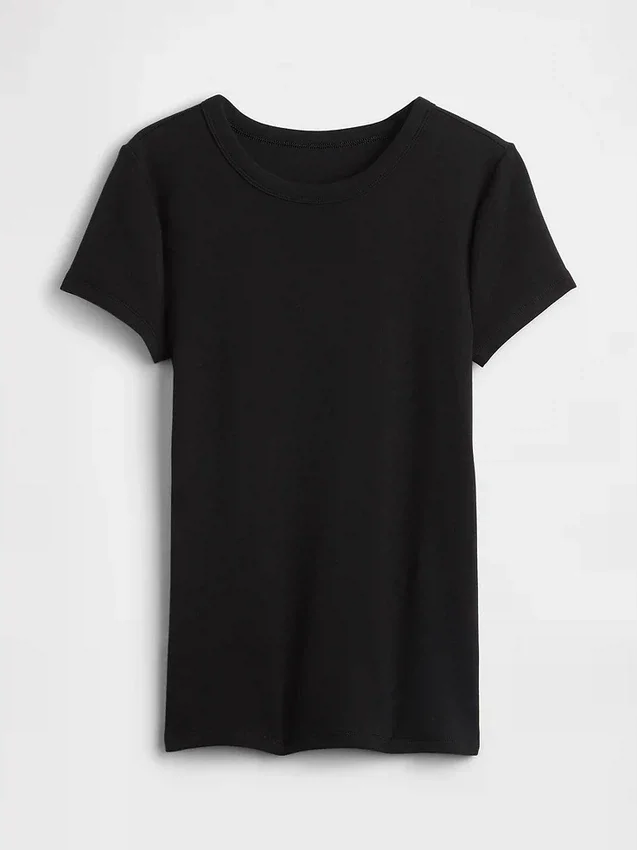 Modernes T-Shirt mit Rundhalsausschnitt