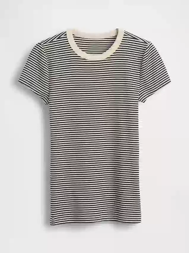 Modernes T-Shirt mit Rundhalsausschnitt