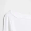 Modernes T-Shirt mit U-Boot-Ausschnitt