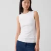 Modernes Tanktop mit Rundhalsausschnitt