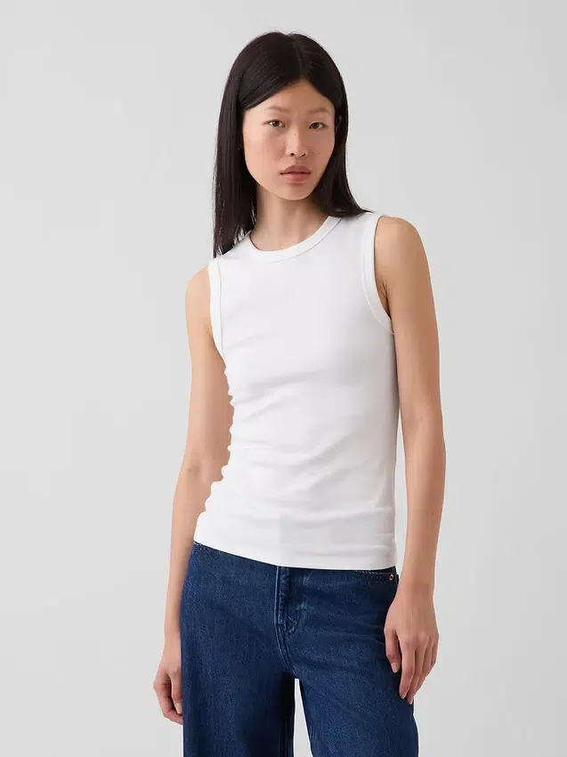 Modernes Tanktop mit Rundhalsausschnitt