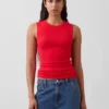 Modernes Tanktop mit Rundhalsausschnitt