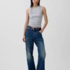 Modernes Tanktop mit Rundhalsausschnitt