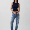 Modernes Tanktop mit Rundhalsausschnitt