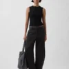 Modernes Tanktop mit Rundhalsausschnitt