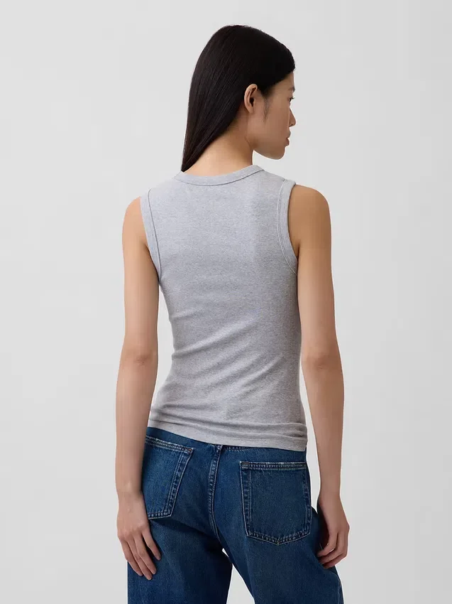 Modernes Tanktop mit Rundhalsausschnitt