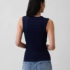 Modernes Tanktop mit Rundhalsausschnitt