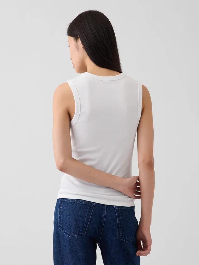 Modernes Tanktop mit Rundhalsausschnitt